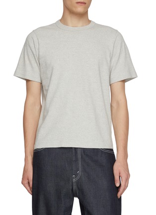 首图 - 点击放大 - J∞QUALITY  - Crewneck Cotton Jersey Fleece T-Shirt