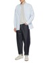 模特儿示范图 - 点击放大 - J∞QUALITY  - Crewneck Cotton Jersey Fleece T-Shirt