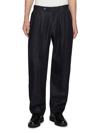 首图 - 点击放大 - J∞QUALITY  - Pleated Tapered Wool Cotton Pants