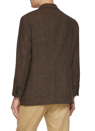 背面 - 点击放大 - J∞QUALITY  - Single Breasted Chequered Tweed Wool Blazer