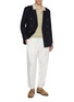 模特儿示范图 - 点击放大 - J∞QUALITY  - Double Breasted Wool Blazer