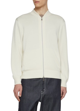 首图 - 点击放大 - J∞QUALITY  - MA-1 Zip Up Cashmere Silk Flight Jacket