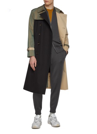模特儿示范图 - 点击放大 - J∞QUALITY  - MA-1 Zip Up Cashmere Silk Flight Jacket