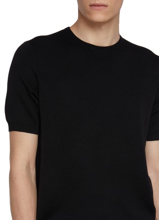  - J∞QUALITY  - Crewneck Cashmere Silk Knit Sweater