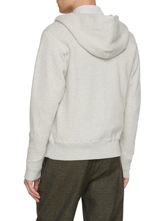 背面 - 点击放大 - J∞QUALITY  - Hooded Zip Up Cotton Sweatshirt