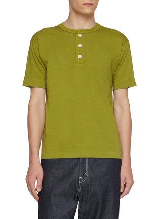 首图 - 点击放大 - J∞QUALITY  - Henry Neck Cotton T-Shirt