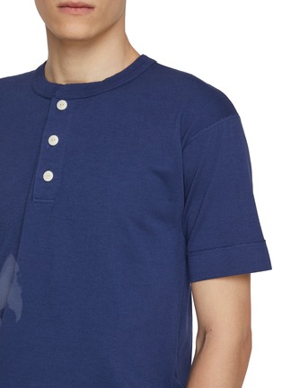 - J∞QUALITY  - Henry Neck Cotton T-Shirt