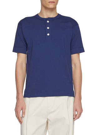 首图 - 点击放大 - J∞QUALITY  - Henry Neck Cotton T-Shirt