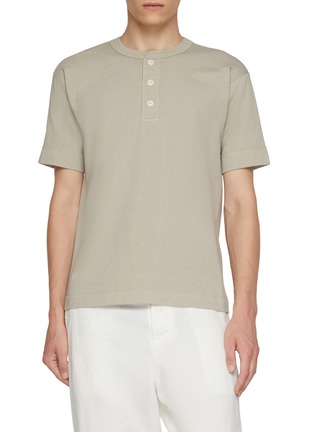 首图 - 点击放大 - J∞QUALITY  - Henry Neck Cotton T-Shirt