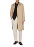 模特儿示范图 - 点击放大 - J∞QUALITY  - Single Breasted Cotton Balmacaan Coat