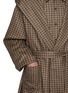  - J∞QUALITY  - Hooded Check Bathrobe Coat