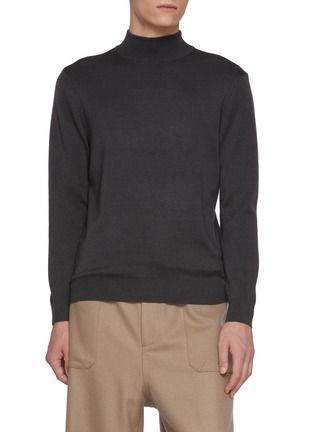 首图 - 点击放大 - J∞QUALITY  - Turtleneck Cashmere Silk Knit Sweater