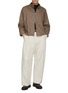 模特儿示范图 - 点击放大 - J∞QUALITY  - Mock Neck Cashmere Silk Top