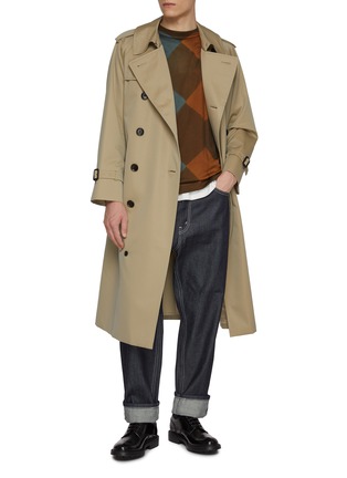 模特儿示范图 - 点击放大 - J∞QUALITY  - Double Breasted Trench Coat