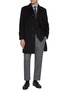 模特儿示范图 - 点击放大 - J∞QUALITY  - Single Breasted Balmacaan Coat