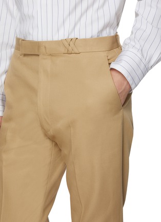  - J∞QUALITY  - Flared Leg Twill Cotton Pants