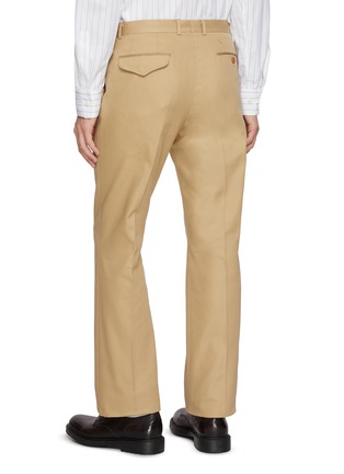 背面 - 点击放大 - J∞QUALITY  - Flared Leg Twill Cotton Pants