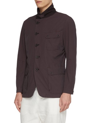 细节 - 点击放大 - J∞QUALITY  - Convertible Collar Flap Pocket Jacket