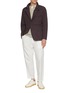 模特儿示范图 - 点击放大 - J∞QUALITY  - Convertible Collar Flap Pocket Jacket