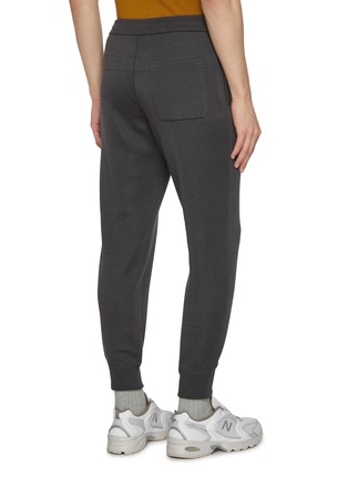 背面 - 点击放大 - J∞QUALITY  - Elasticated Centre Press Cashmere Silk Jogger Pants