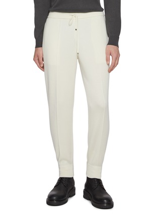 首图 - 点击放大 - J∞QUALITY  - Elasticated Centre Press Cashmere Silk Jogger Pants