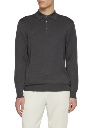 首图 - 点击放大 - J∞QUALITY  - Cashmere Silk Polo Shirt