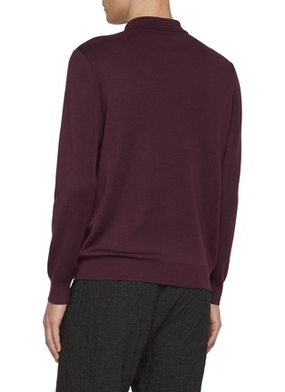 背面 - 点击放大 - J∞QUALITY  - Cashmere Silk Polo Shirt