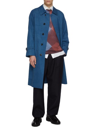 模特儿示范图 - 点击放大 - J∞QUALITY  - Belted Cotton Balmacaan Coat