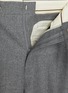  - J∞QUALITY  - Pleated Tapered Leg Flannel Wool Pants