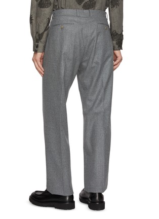背面 - 点击放大 - J∞QUALITY  - Pleated Tapered Leg Flannel Wool Pants