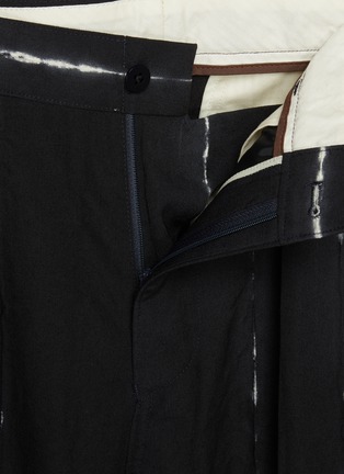  - J∞QUALITY  - Straight Leg Shibori Dyed Wool Pants