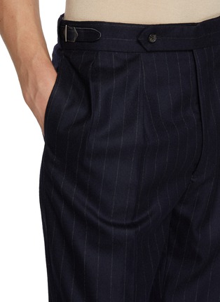  - J∞QUALITY  - Striped Wool Flannel Pants