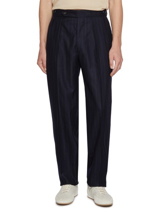 首图 - 点击放大 - J∞QUALITY  - Striped Wool Flannel Pants