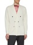 首图 - 点击放大 - J∞QUALITY  - Double Breasted Cashmere Silk Knit Blazer