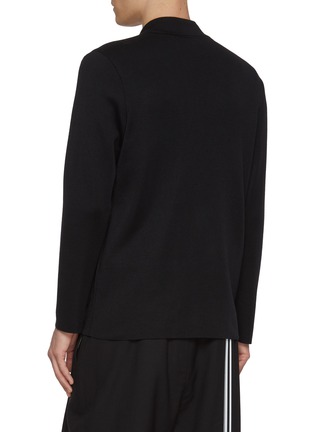 背面 - 点击放大 - J∞QUALITY  - Double Breasted Cashmere Silk Knit Blazer