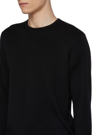  - J∞QUALITY  - Crewneck Cashmere Silk Knit Sweater