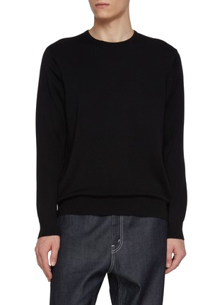 首图 - 点击放大 - J∞QUALITY  - Crewneck Cashmere Silk Knit Sweater