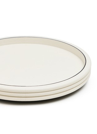 细节 –点击放大 - GIOBAGNARA - Scala Medium Round Tray — White
