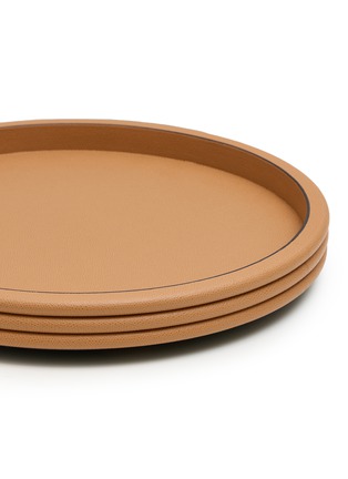 细节 –点击放大 - GIOBAGNARA - Scala Medium Round Tray — Carmel