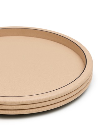 细节 –点击放大 - GIOBAGNARA - Scala Medium Round Tray — Cappuccino