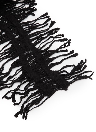 细节 - 点击放大 - ANN DEMEULEMEESTER - Pollux Fringed Wool Scarf