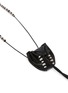 细节 - 点击放大 - ANN DEMEULEMEESTER - Leather Bag Pendant Silver Necklace