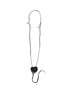 首图 - 点击放大 - ANN DEMEULEMEESTER - Leather Bag Pendant Silver Necklace