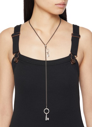 正面 -点击放大 - ANN DEMEULEMEESTER - Pama Keys Silver Necklace