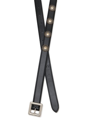 细节 - 点击放大 - ANN DEMEULEMEESTER - Luen Stud Oily Calf Leather Belt