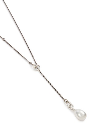 细节 - 点击放大 - ANN DEMEULEMEESTER - Tinne Silver Pearl Necklace
