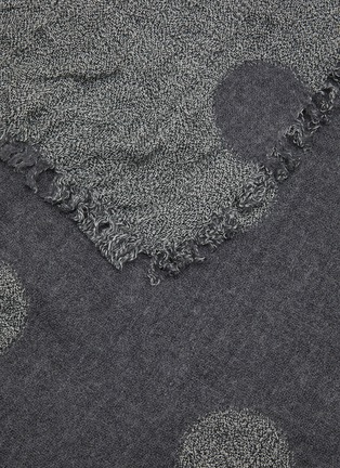 细节 - 点击放大 - YS ACCESSORIES - Reversible Polka Dot Wool Scarf