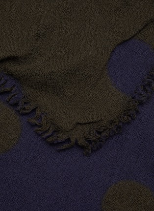 细节 - 点击放大 - YS ACCESSORIES - Reversible Polka Dot Wool Scarf