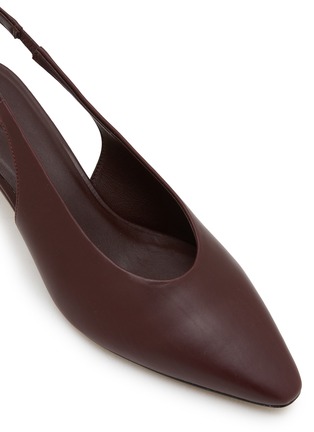 细节 - 点击放大 - EQUIL - Alexandria 50 Leather Slingback Pumps