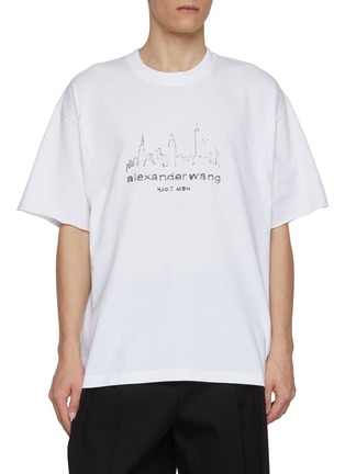 首图 - 点击放大 - ALEXANDERWANG - 印花纯棉 T 恤
